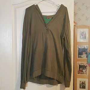 Sage green pullover hoodie